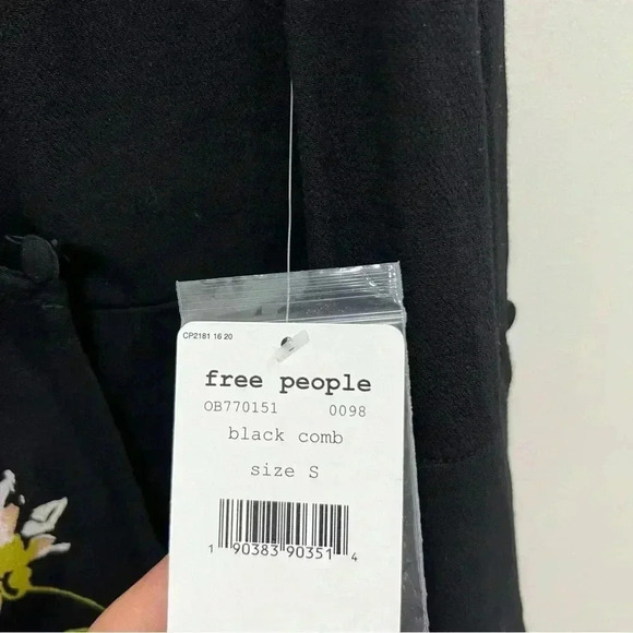 Free People Time On My Side Crepe Mini Dress size s - Picture 6 of 9